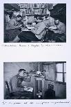 Top: Debenham, Gran and Taylor in their Cubicle. Bottom: Dr Simpson at the Unifilar Magnetometer-Herbert Ponting-Giclee Print