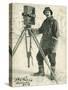 Herbert Ponting with His Camera in the Antarctic-null-Stretched Canvas