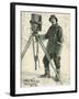 Herbert Ponting with His Camera in the Antarctic-null-Framed Photographic Print