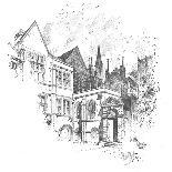'The Staircase, Ashburnham House', 1890-Herbert Railton-Giclee Print
