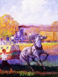 Changing Horses at the Relay House-Herbert Stitt-Framed Giclee Print