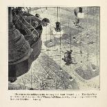 An Illustration From War Of the Worlds-Herbert Wells-Stretched Canvas