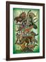 Herbivores-null-Framed Art Print