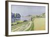 Herblay, La River-Paul Signac-Framed Giclee Print