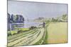 Herblay, La River-Paul Signac-Mounted Giclee Print