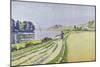 Herblay, La River-Paul Signac-Mounted Giclee Print