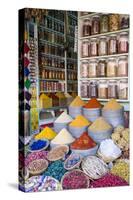 Herbs and Spices for Sale in Souk, Medina, Marrakesh, Morocco, North Africa, Africa-Stephen Studd-Stretched Canvas