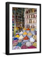 Herbs and Spices for Sale in Souk, Medina, Marrakesh, Morocco, North Africa, Africa-Stephen Studd-Framed Photographic Print