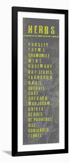 Herbs-The Vintage Collection-Framed Giclee Print