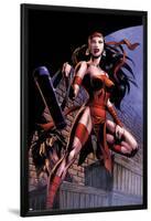 Herc No.8: Elektra Posing in an Alleyway-June Brigman-Lamina Framed Poster