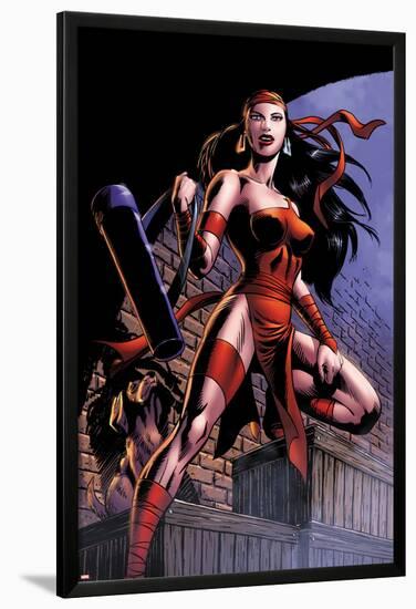 Herc No.8: Elektra Posing in an Alleyway-June Brigman-Lamina Framed Poster