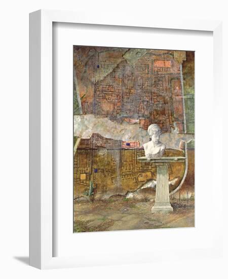 Herculaneum Site Plan, 1994-Trevor Neal-Framed Giclee Print