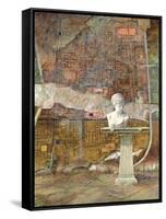 Herculaneum Site Plan, 1994-Trevor Neal-Framed Stretched Canvas