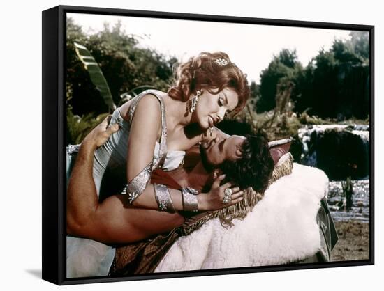 Hercule and la reine by Lydie Hercules Unchained (Ercole e la regina di Lidia ) by PietroFrancisci -null-Framed Stretched Canvas