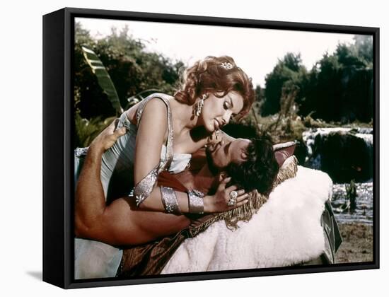 Hercule and la reine by Lydie Hercules Unchained (Ercole e la regina di Lidia ) by PietroFrancisci -null-Framed Stretched Canvas