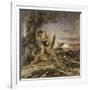 Hercule et le Lion de Némée-Gustave Moreau-Framed Giclee Print