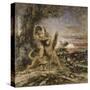 Hercule et le Lion de Némée-Gustave Moreau-Stretched Canvas