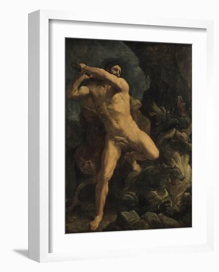 Hercule terrassant l'Hydre de Lerne-Guido Reni-Framed Giclee Print