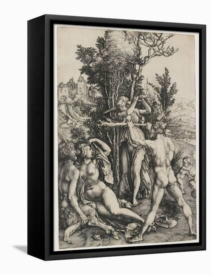 Hercules, 1498-Albrecht Dürer-Framed Stretched Canvas