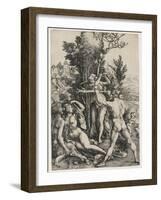 Hercules, 1498-Albrecht Dürer-Framed Giclee Print