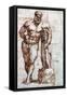 Hercules, 17th Century-Niccolo de Simone-Framed Stretched Canvas