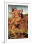 Hercules and Antaeus, 1478-Antonio Pollaiuolo-Framed Giclee Print