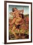 Hercules and Antaeus, 1478-Antonio Pollaiuolo-Framed Giclee Print