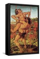 Hercules and Antaeus, 1478-Antonio Pollaiuolo-Framed Stretched Canvas