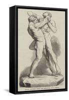 Hercules and Antaeus-null-Framed Stretched Canvas