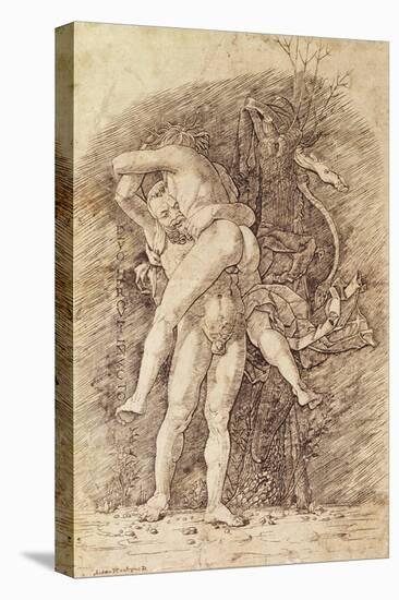 Hercules and Antaeus-Andrea Mantegna-Stretched Canvas