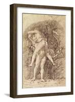 Hercules and Antaeus-Andrea Mantegna-Framed Giclee Print