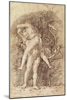 Hercules and Antaeus-Andrea Mantegna-Mounted Giclee Print