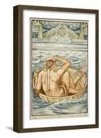 Hercules and Atlas-Walter Crane-Framed Giclee Print