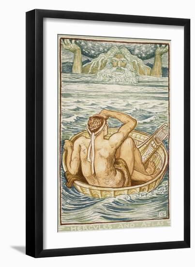 Hercules and Atlas-Walter Crane-Framed Giclee Print