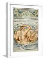 Hercules and Atlas-Walter Crane-Framed Giclee Print