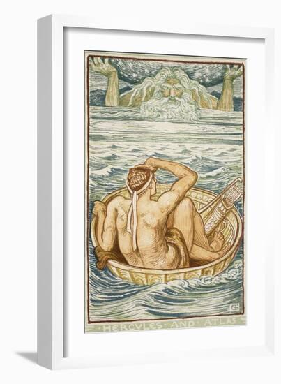 Hercules and Atlas-Walter Crane-Framed Giclee Print