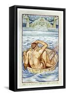 Hercules and Atlas-Walter Crane-Framed Stretched Canvas