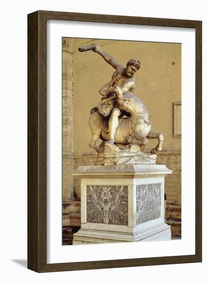 Hercules and Centaur Nessus-Giambologna-Framed Giclee Print