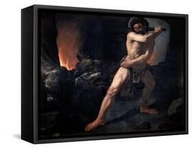 Hercules and Cerberus, C1634-Francisco de Zurbarán-Framed Stretched Canvas