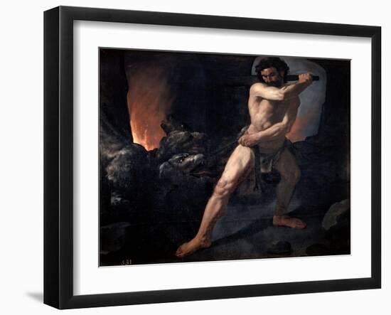 Hercules and Cerberus, C1634-Francisco de Zurbarán-Framed Giclee Print