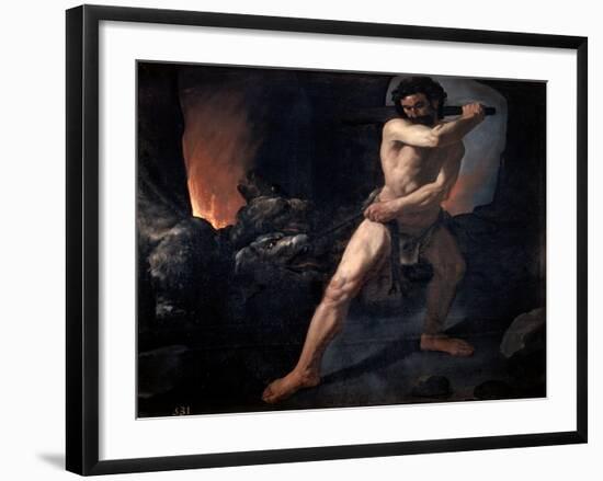 Hercules and Cerberus, C1634-Francisco de Zurbarán-Framed Giclee Print