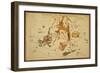 Hercules and Corona Borealis Constellations, 1825-Science Source-Framed Giclee Print