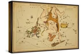 Hercules and Corona Borealis Constellations, 1825-Science Source-Stretched Canvas