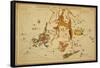 Hercules and Corona Borealis Constellations, 1825-Science Source-Framed Stretched Canvas