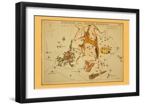 Hercules and Corona Borealis-Aspin Jehosaphat-Framed Art Print