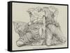 Hercules and Hebe, from the Parthenon-null-Framed Stretched Canvas