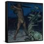 Hercules and Hydra-Franz von Stuck-Framed Stretched Canvas