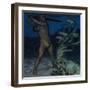 Hercules and Hydra-Franz von Stuck-Framed Giclee Print