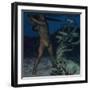 Hercules and Hydra-Franz von Stuck-Framed Giclee Print
