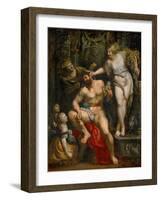 Hercules and Omphale, 1602-1605-Peter Paul Rubens-Framed Giclee Print